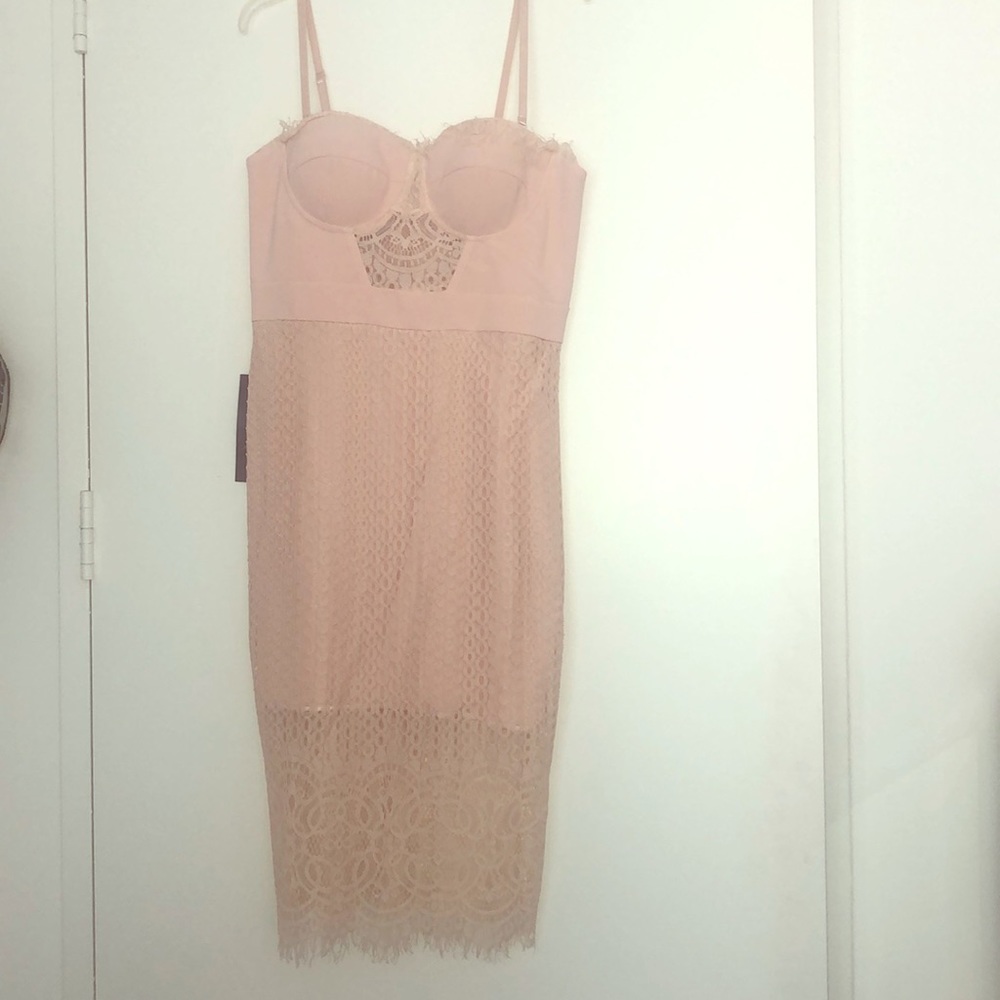 Brand New w/tags Bebé Pastel Pink Dress